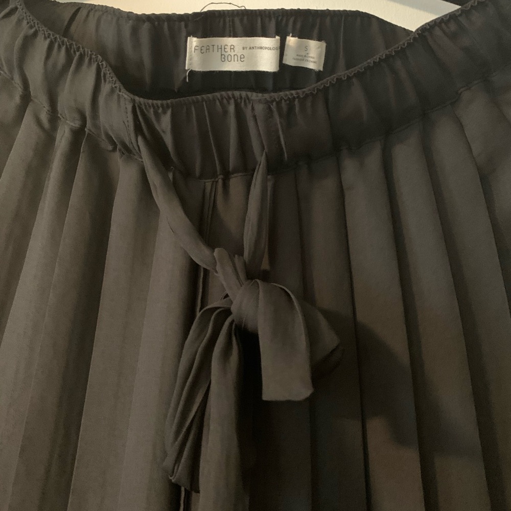 Pleated Black Pants